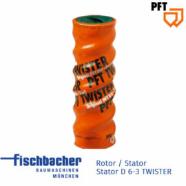 PFT Rotor/Stator Set – TWISTER D 6-3 PIN, rechtsdrehend, montiert