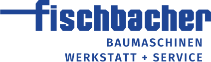 fischbacher baumaschinen service logo blau
