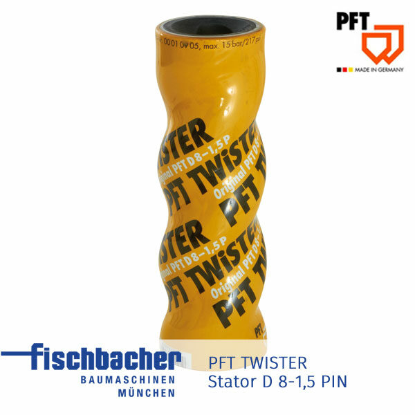PFT Stator TWISTER D 8-1,5 PIN, rechtsdrehend