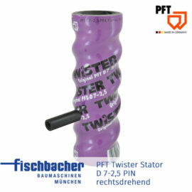 PFT Rotor/Stator Set TWISTER D 7-2,5 PIN, rechtsdrehend