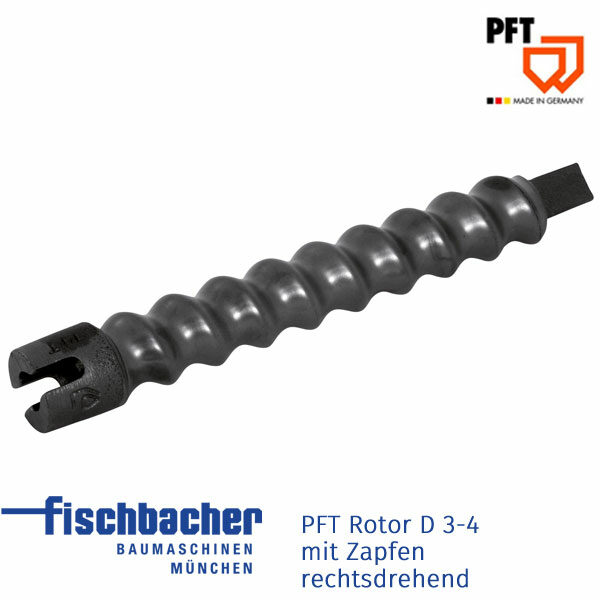 Fischbacher PFT Rotor D 3-4 mit Zapfen, rechtsdrehend