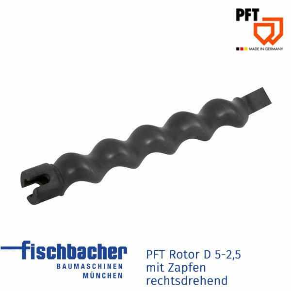 Fischbacher PFT Rotor D 5-2,5 mit Zapfen, rechtsdrehend