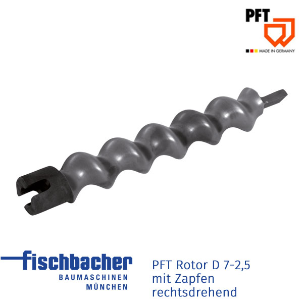 Fischbacher PFT Rotor D 7-2,5 mit Zapfen, rechtsdrehend