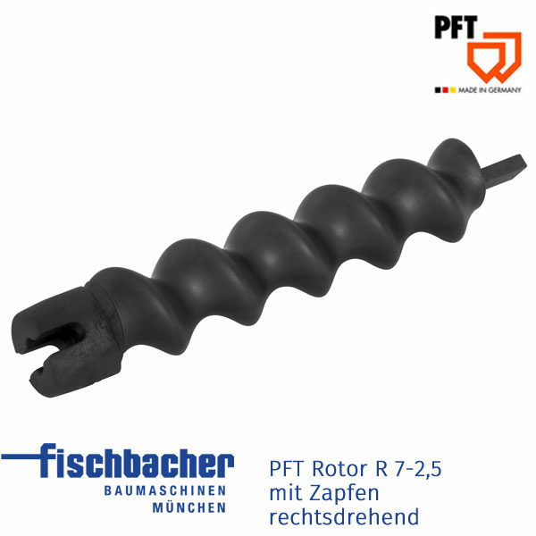 Fischbacher PFT Rotor R 7-2,5 mit Zapfen, rechtsdrehend