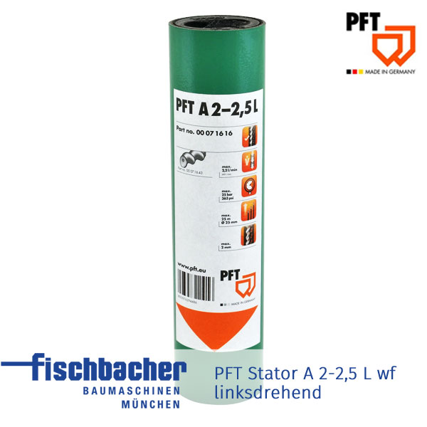 Fischbacher PFT Stator A 2-25 L wf linksdrehend