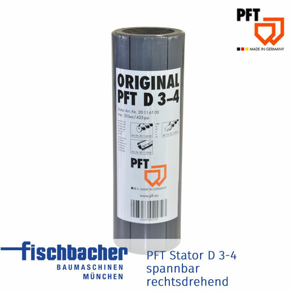 Fischbacher PFT Stator D 3-4 spannbar, rechtsdrehend