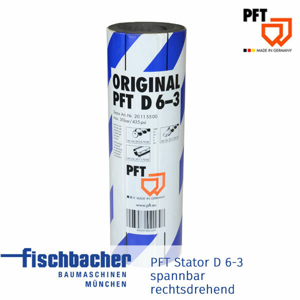 Fischbacher PFT Stator D 6-3 spannbar, rechtsdrehend
