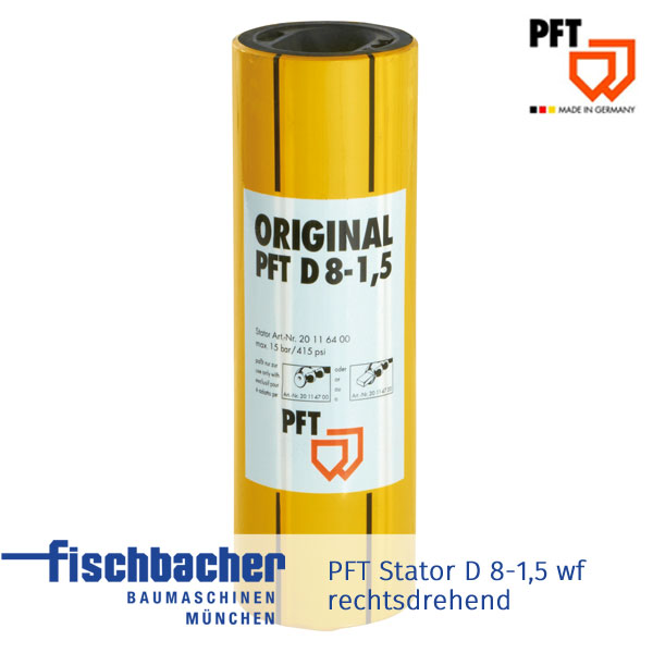 Fischbacher PFT Stator D 8-1,5 wf, rechtsdrehend