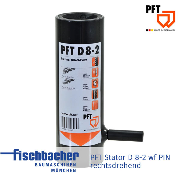 Fischbacher PFT Stator D 8-2 wf PIN, rechtsdrehend
