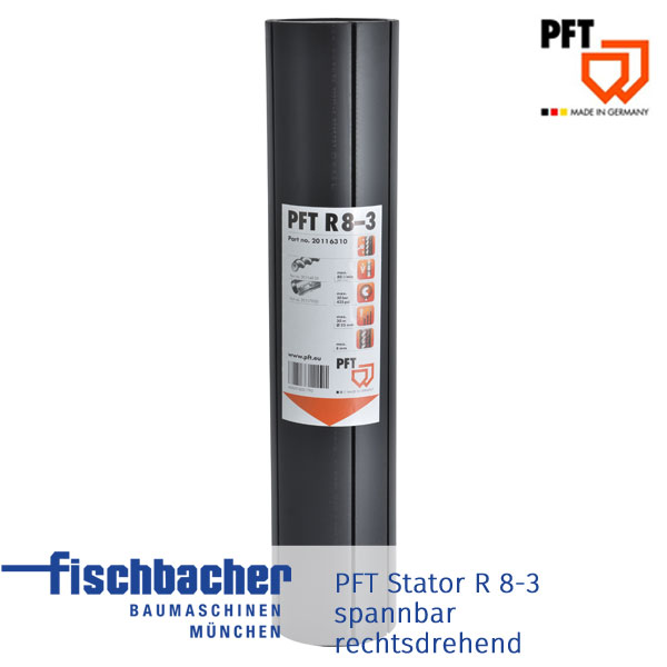 Fischbacher PFT Stator R 8-3 spannbar, rechtsdrehend