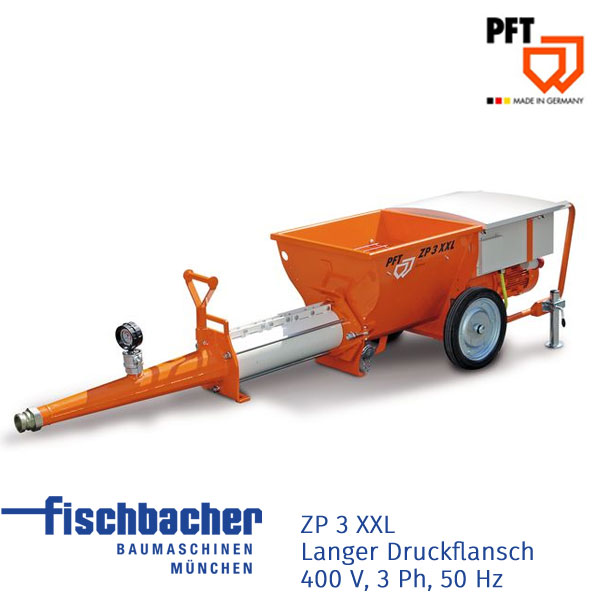 Fischbacher PFT ZP 3 xxl langer Druckflansch