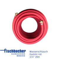 Fischbacher Wasserschlauch 3/4" 20m rot