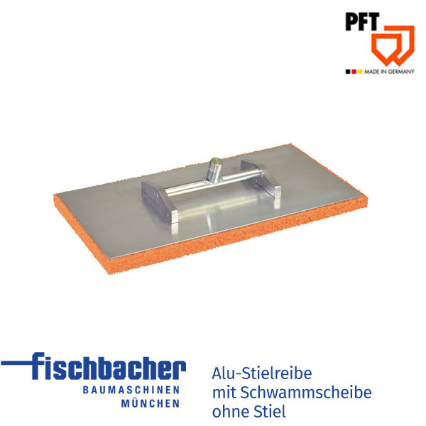 Fischbacher Alu-Stielreibe mit Schwammscheibe ohne Stiel 20223322