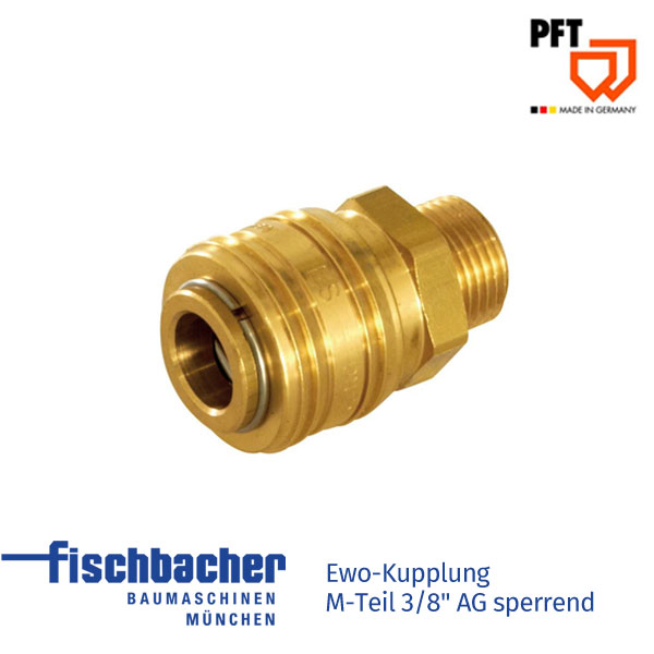 Fischbacher Ewo-Kupplung M-Teil 3/8" AG sperrend 00002676