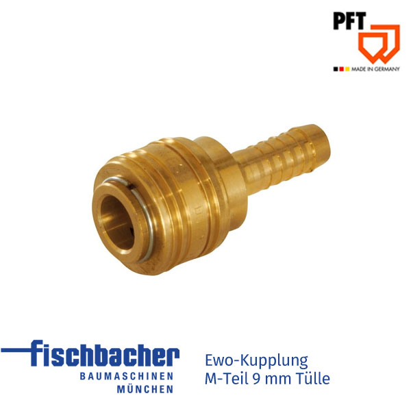 Fischbacher Ewo-Kupplung M-Teil 9mm Tülle 00010024