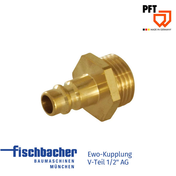 Fischbacher Ewo-Kupplung V-Teil 1/2" AG 20202102