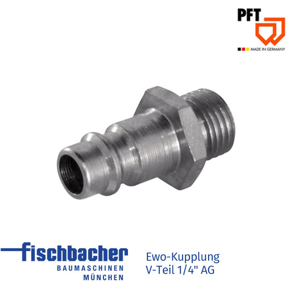Fischbacher Ewo-Kupplung V-Teil 1/4" AG 20202103