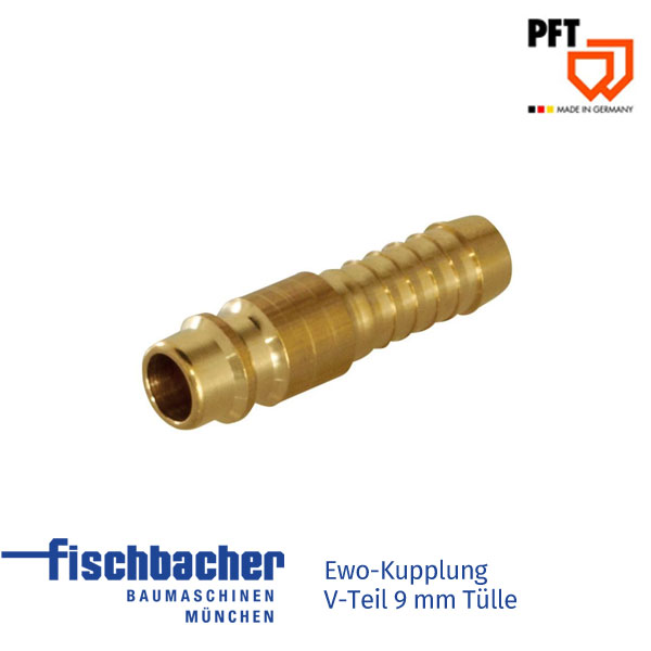 Fischbacher Ewo-Kupplung V-Teil 9mm Tülle 00010023