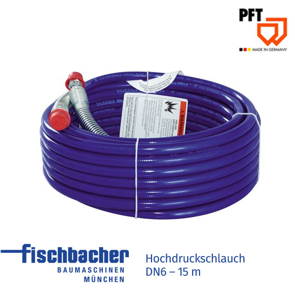 Fischbacher Hochdruckschlauch DN6 15m 00129700