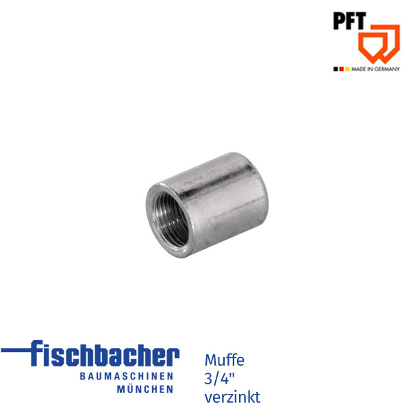 Fischbacher PFT Muffe 3/4" verzinkt 20203001