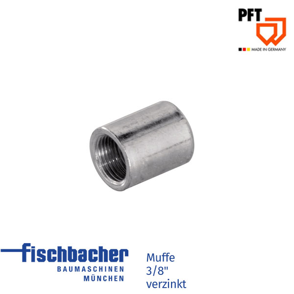 Fischbacher PFT Muffe 3/8" verzinkt 20203002