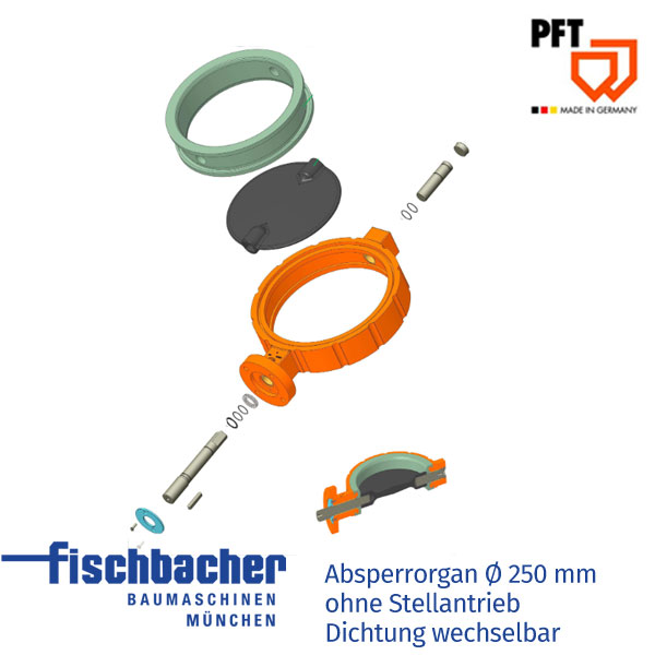 Fischbacher PFT Absperrorgan 250mm 00089078