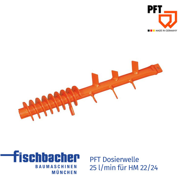 Fischbacher PFT Dosierwelle 25l/min für HM22 und HM24 00002111