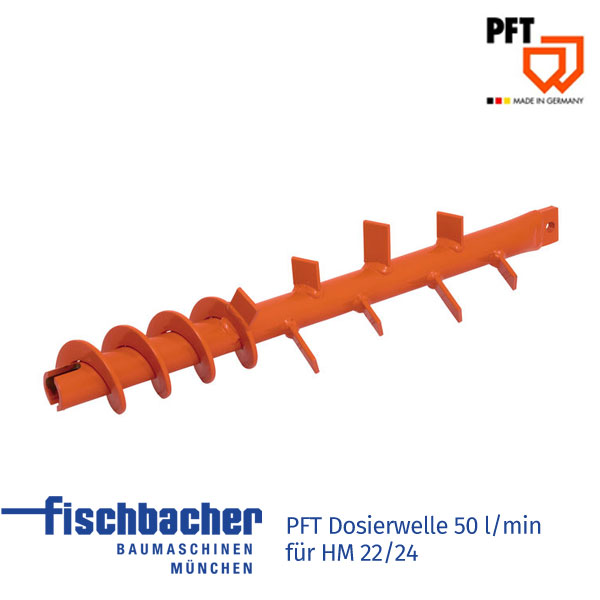 Fischbacher PFT Dosierwelle 50l/min HM22 und HM24 00010163