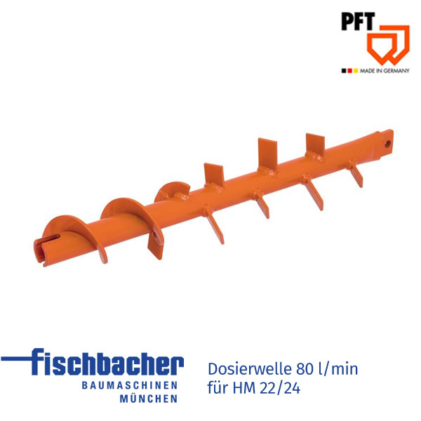 Fischbacher PFT Dosierwelle 80l/min für HM22 und HM24 00045639