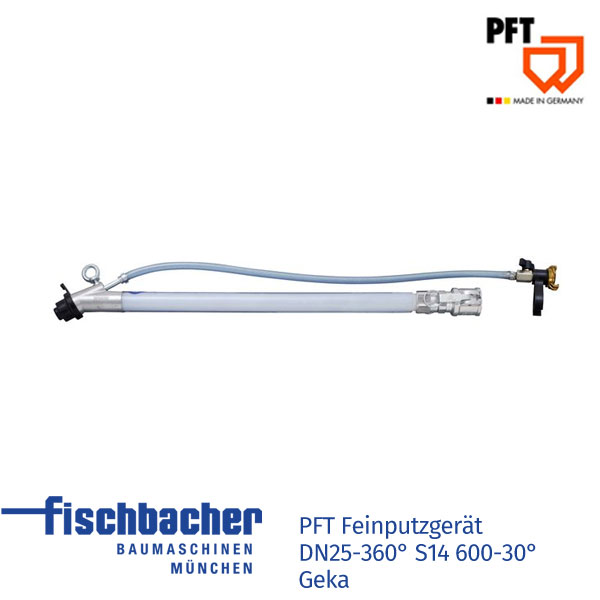 Fischbacher PFT Feinputzgerät DN25-360 S14 600-30 Geka 00206440