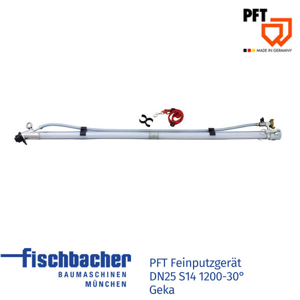 Fischbacher PFT Feinputzgerät DN25 S14 1200-30 Geka 00247020