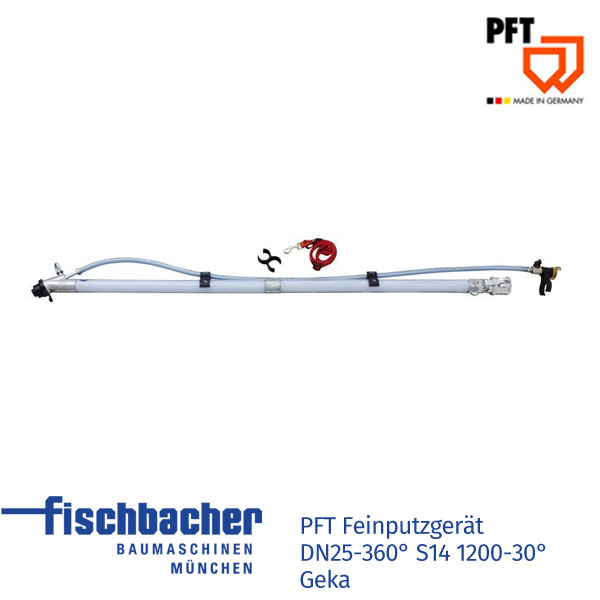 Fischbacher PFT Feinputzgerät DN25 S14 1200-30Grad Geka 00247022