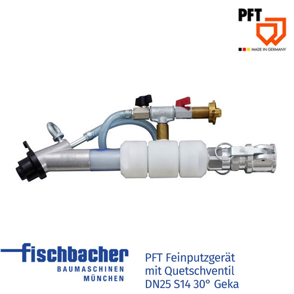 Fischbacher PFT Feinputzgerät mit Quetschventil DN25 S14 Geka 00046226