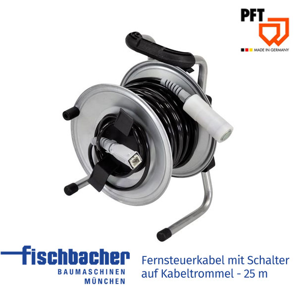 Fischbacher PFT Fernsteuerkabel mit Schalter auf Kabeltrommel 25m 20456915