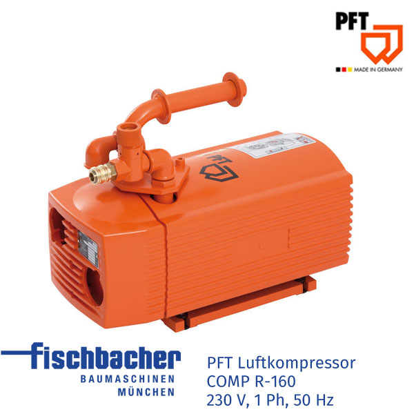 PFT Luftkompressor COMP R-160, 230 V, 1 Ph, 50 Hz