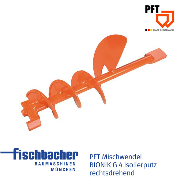 Fischbacher PFT Mischwendel BIONIK G4 Isolierputz rechtsdrehend