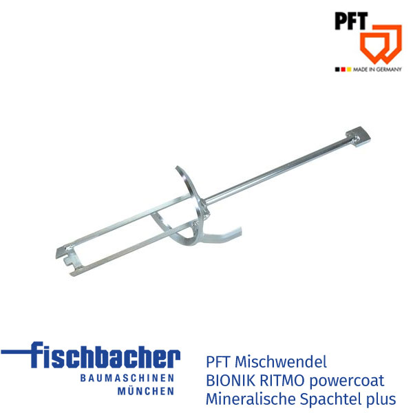 Fischbacher PFT Mischwendel BIONIK RITMO powercoat Mineralische Spachtel plus 00578966