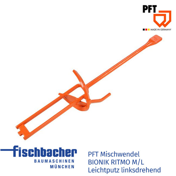 Fischbacher PFT Mischwendel BIONIK RITMO M RITMO L Leichtputz linksdrehend 00578438