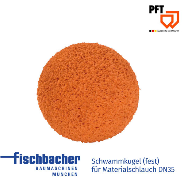 Fischbacher PFT Schwammkugel (fest) für Materialschlauch DN35 20210600