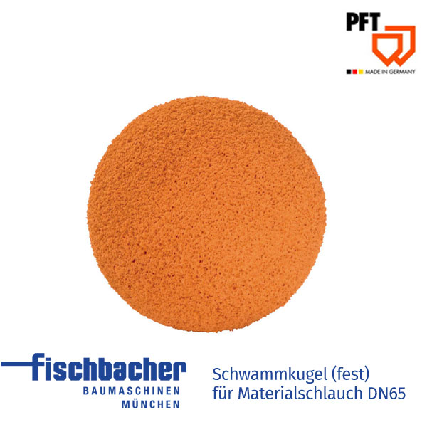 Fischbacher PFT Schwammkugel (fest) für Materialschlauch DN65 20210700