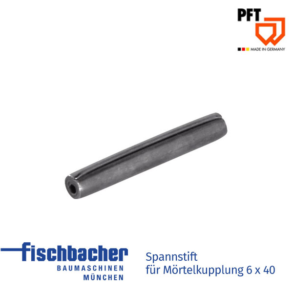 Fischbacher PFT Spannstift für Mörtelkupplung 6 x 40 20200610