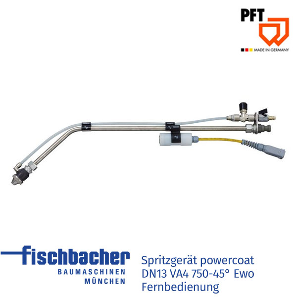 Fischbacher PFT Spritzgerät DN13 VA4 750 45 Ewo Fernbedienung 00137860