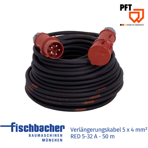 Fischbacher PFT Verlängerungskabel RED 20423900