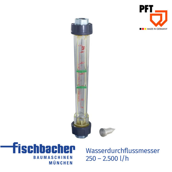 PFT Wasserdurchflussmesser 250 – 2.500 l/h