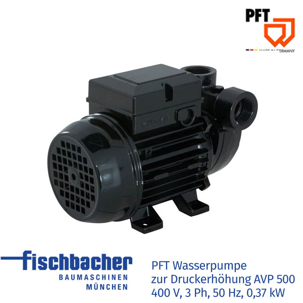 PFT Wasserpumpe zur Druckerhöhung AVP 500