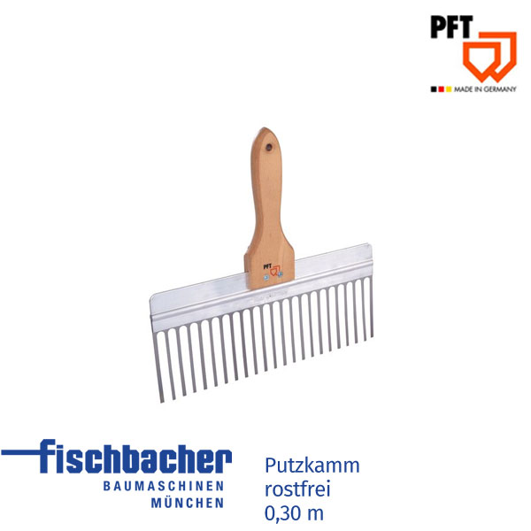 Fischbacher Putzkamm rostfrei 0,3m 20223400