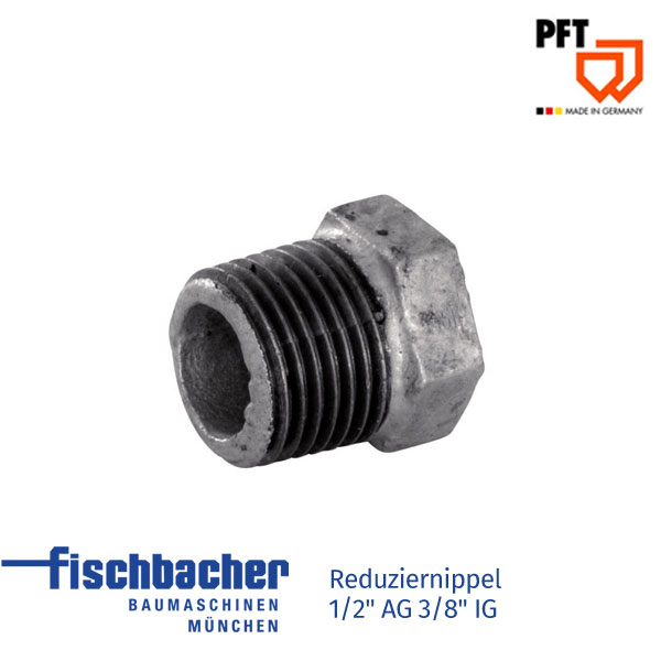 Fischbacher PFT Reduziernippel 1/2" AG 3/8" IG 20205300