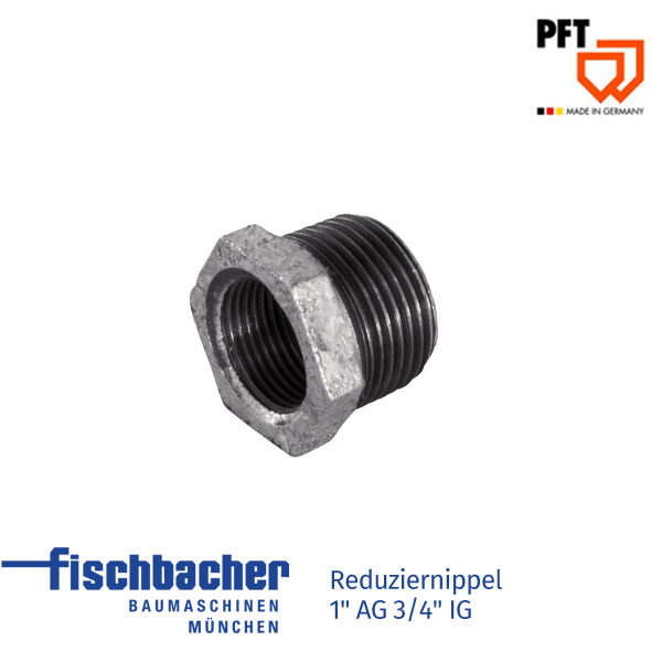 Fischbacher PFT Reduziernippel 1" AG 3/4" IG 20205000