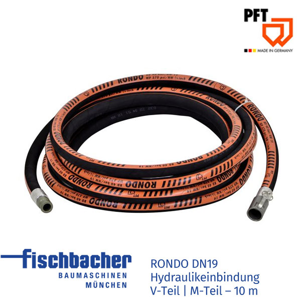 Fischbacher RONDO DN19 Hydraulikeinbindung V-Teil M-Teil 10m 00200404
