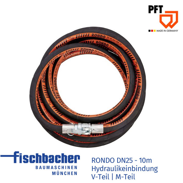 Fischbacher RONDO DN25 Hydraulikeinbindung 10m V-Teil M-Teil 00021100